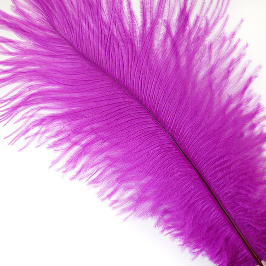 Ostrich Feathers 9-12" Drabs - Very Berry