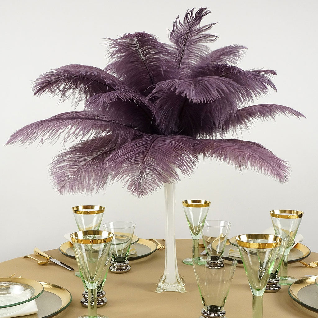 Ostrich Feathers 13-16" Drabs - Amethyst