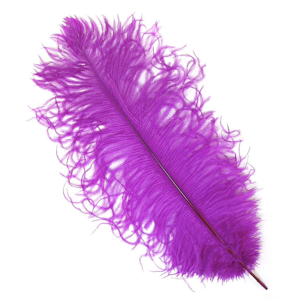 Ostrich Feathers 13-16" Drabs - Very Berry