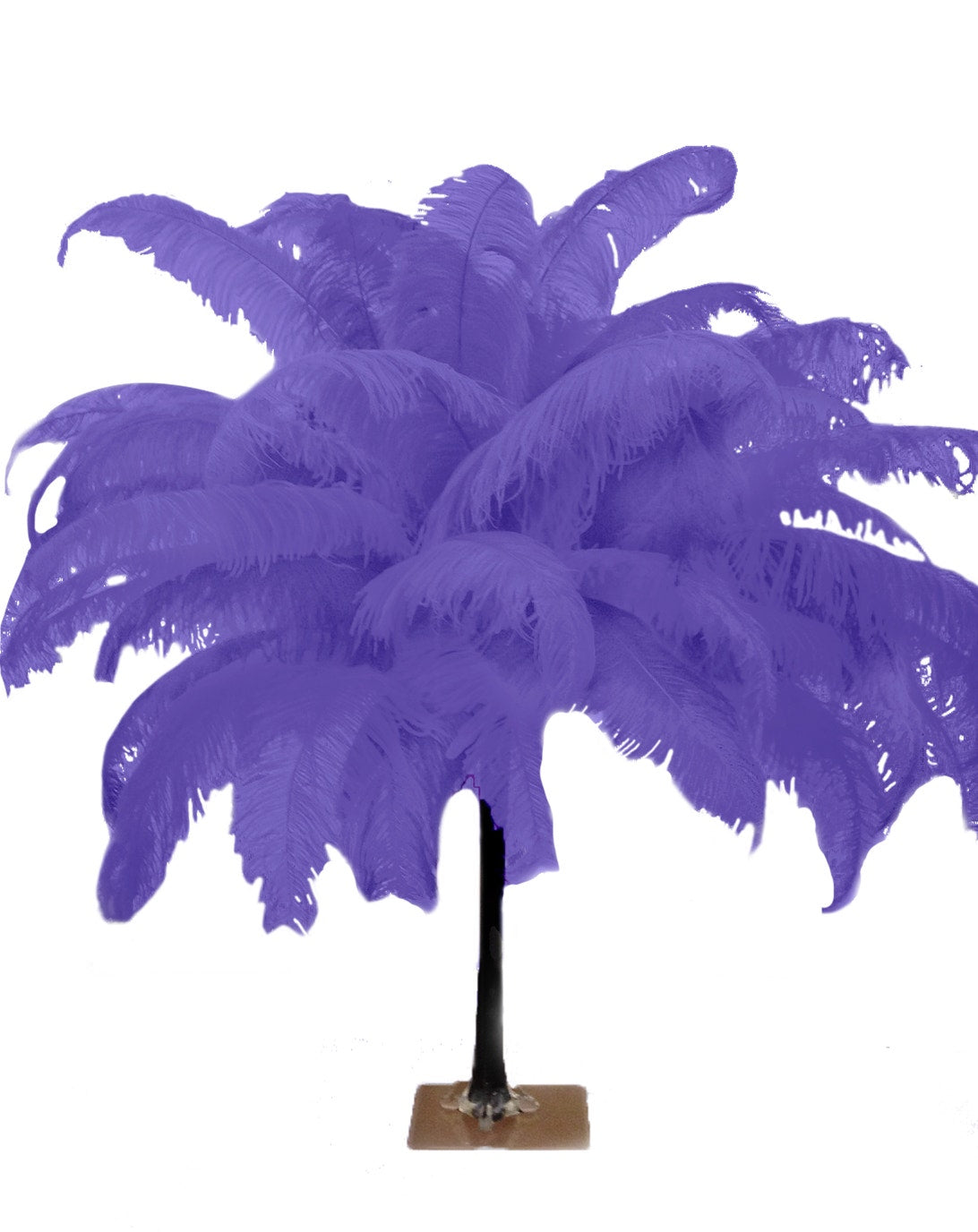Large Ostrich Feathers - 18-24" Spads - Lavender