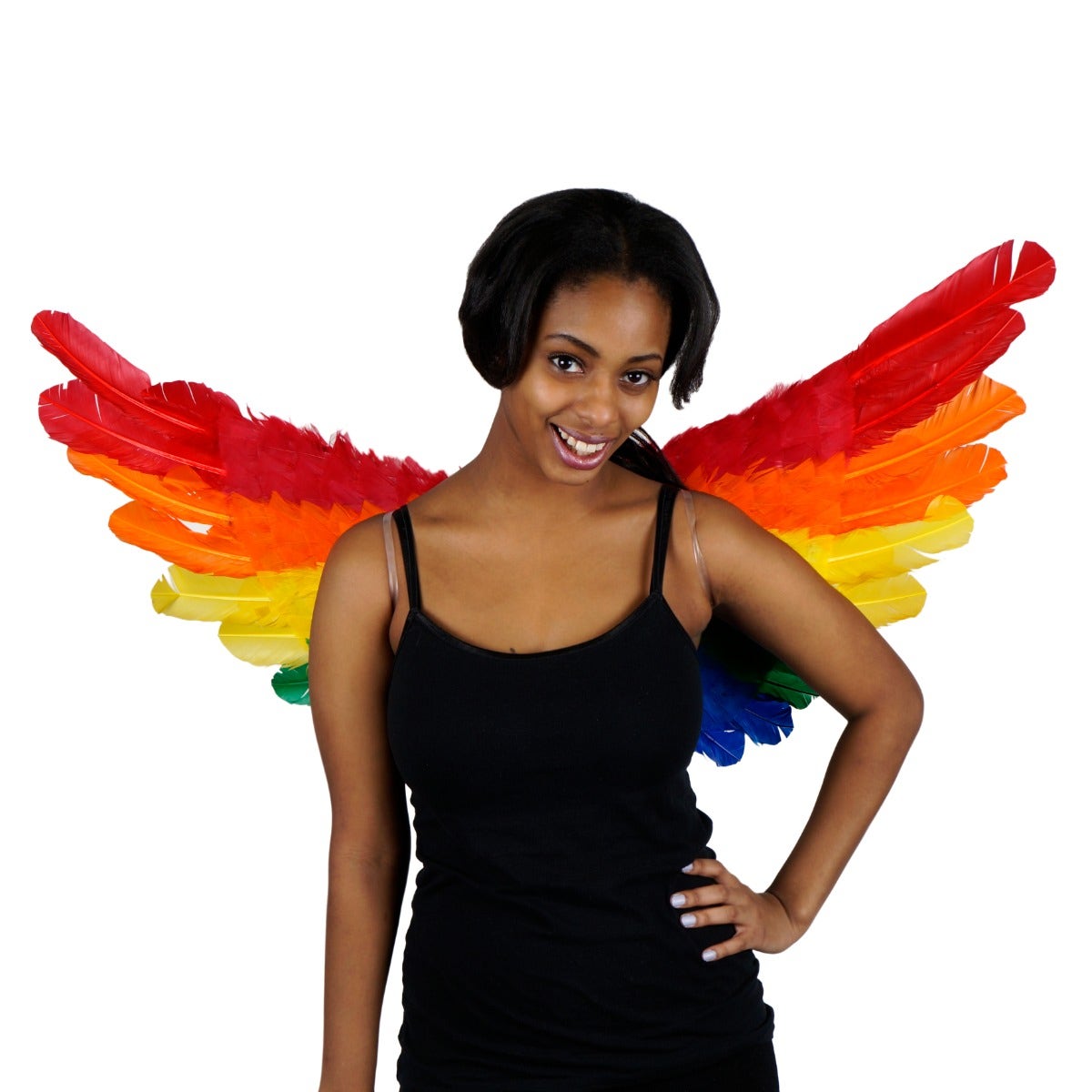 Rainbow Feather Wings