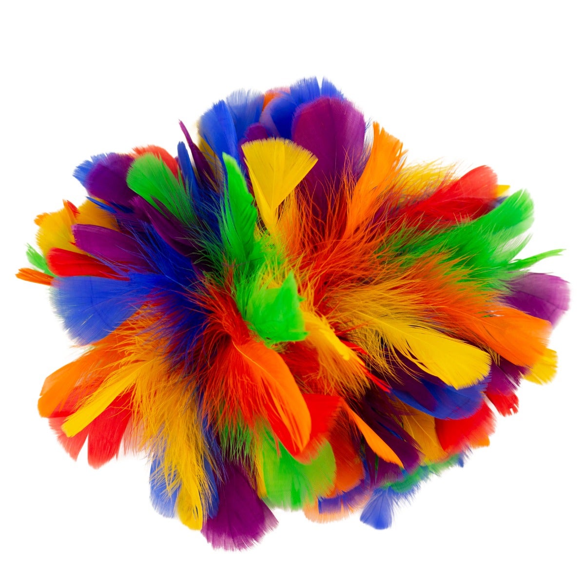 Rainbow Puff Fascinator
