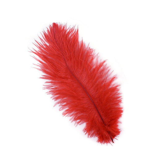Ostrich Feathers 4-8" Drabs - Red