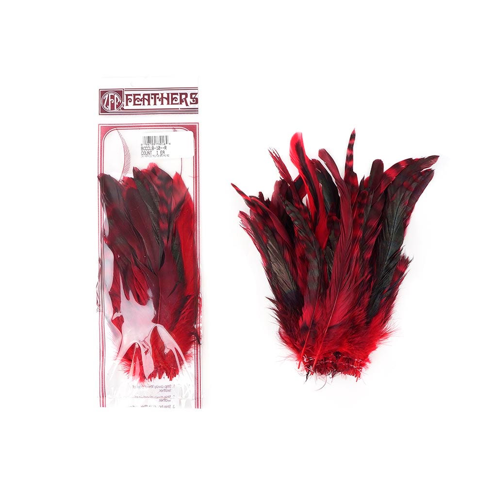 Rooster Coque Tails-Chinchilla Red