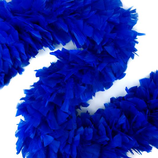 Turkey Feather Boa 8-10" - Royal