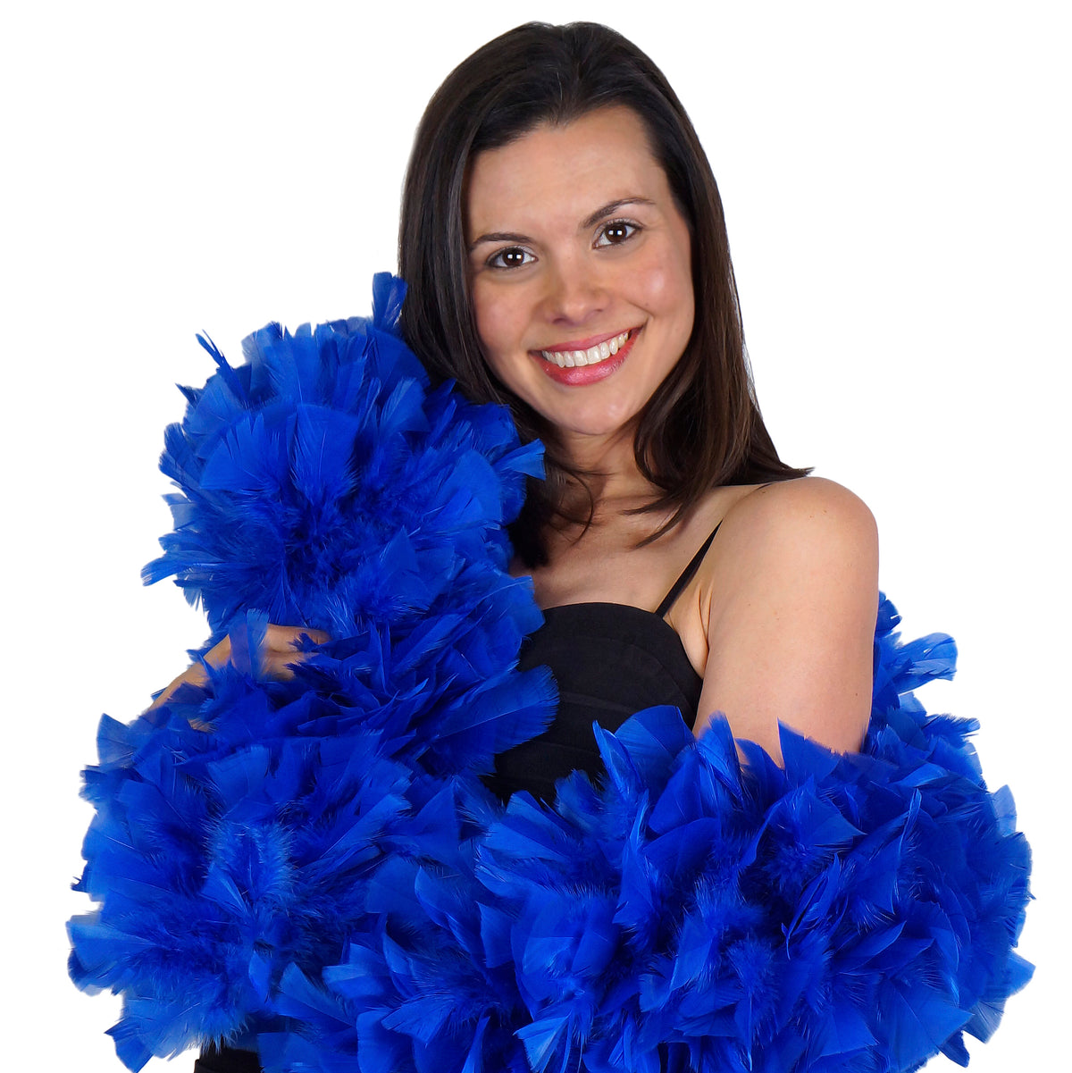 Turkey Feather Boa 8-10" - Royal