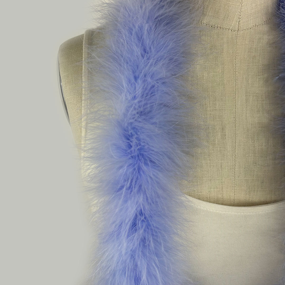 Full Marabou Feather Boa - Sky