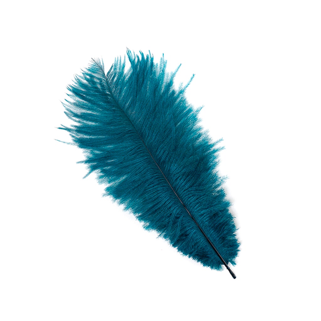 Ostrich Feathers 4-8" Drabs - Teal