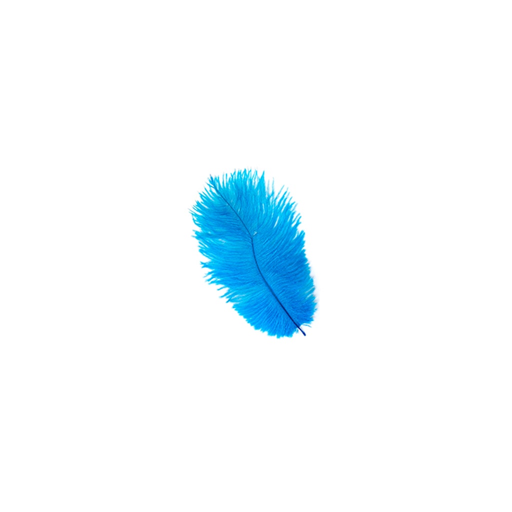 Ostrich Feathers 4-8" Drabs - Dark Turquoise