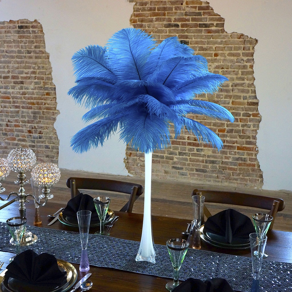 Ostrich Feathers 13-16" Drabs - Dark Turquoise