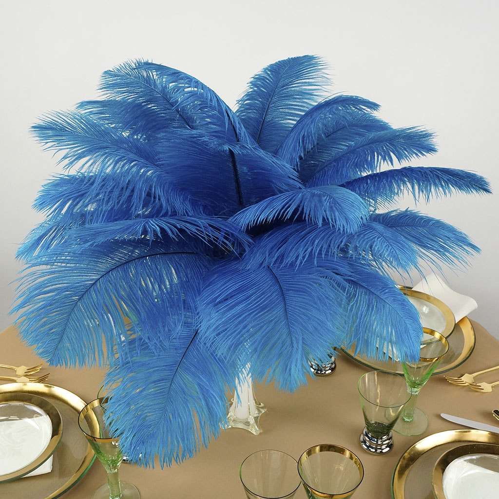 Ostrich Feathers 13-16" Drabs - Dark Turquoise