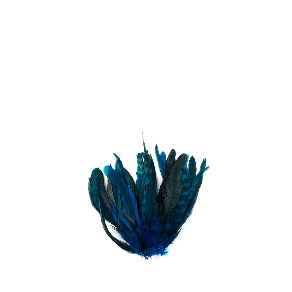 Rooster Coque Tails-Chinchilla Dk Turquoise