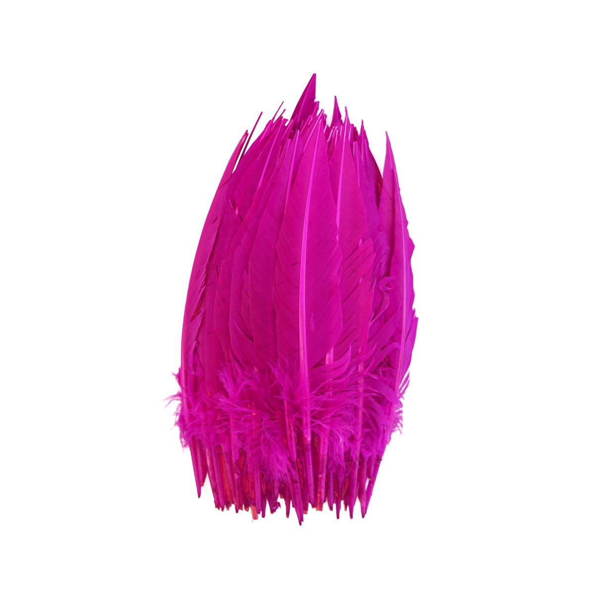 Very Berry Dagger Turkey Quill Feathers 9-12"