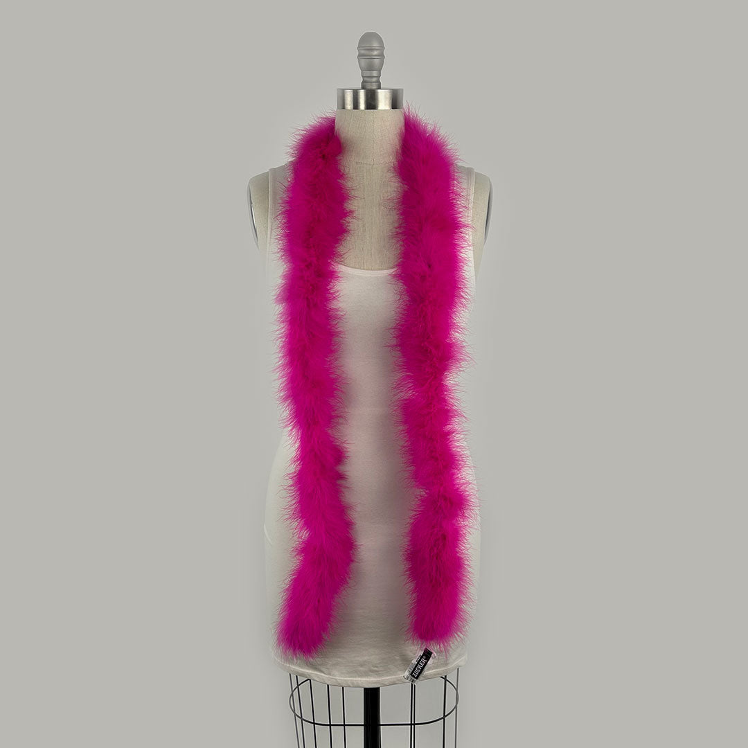 Full Marabou Feather Boa - Very Berry