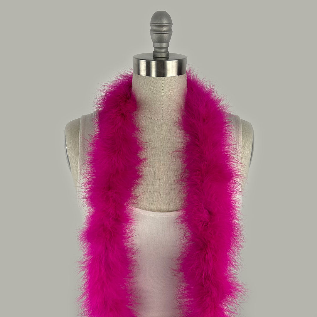 Full Marabou Feather Boa - Very Berry