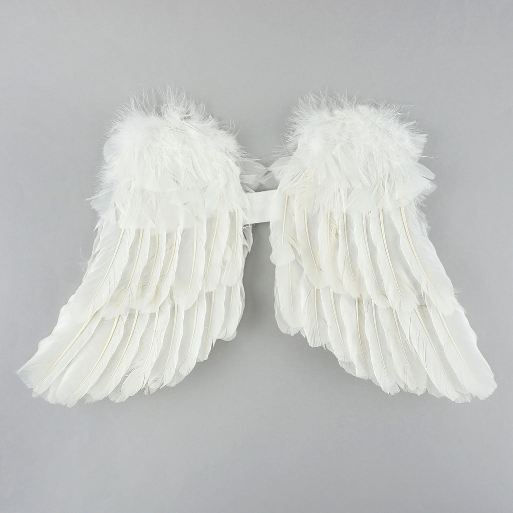 Small Angel Feather Costume Wing - Kids Halloween Costume and Cosplay Dress Up