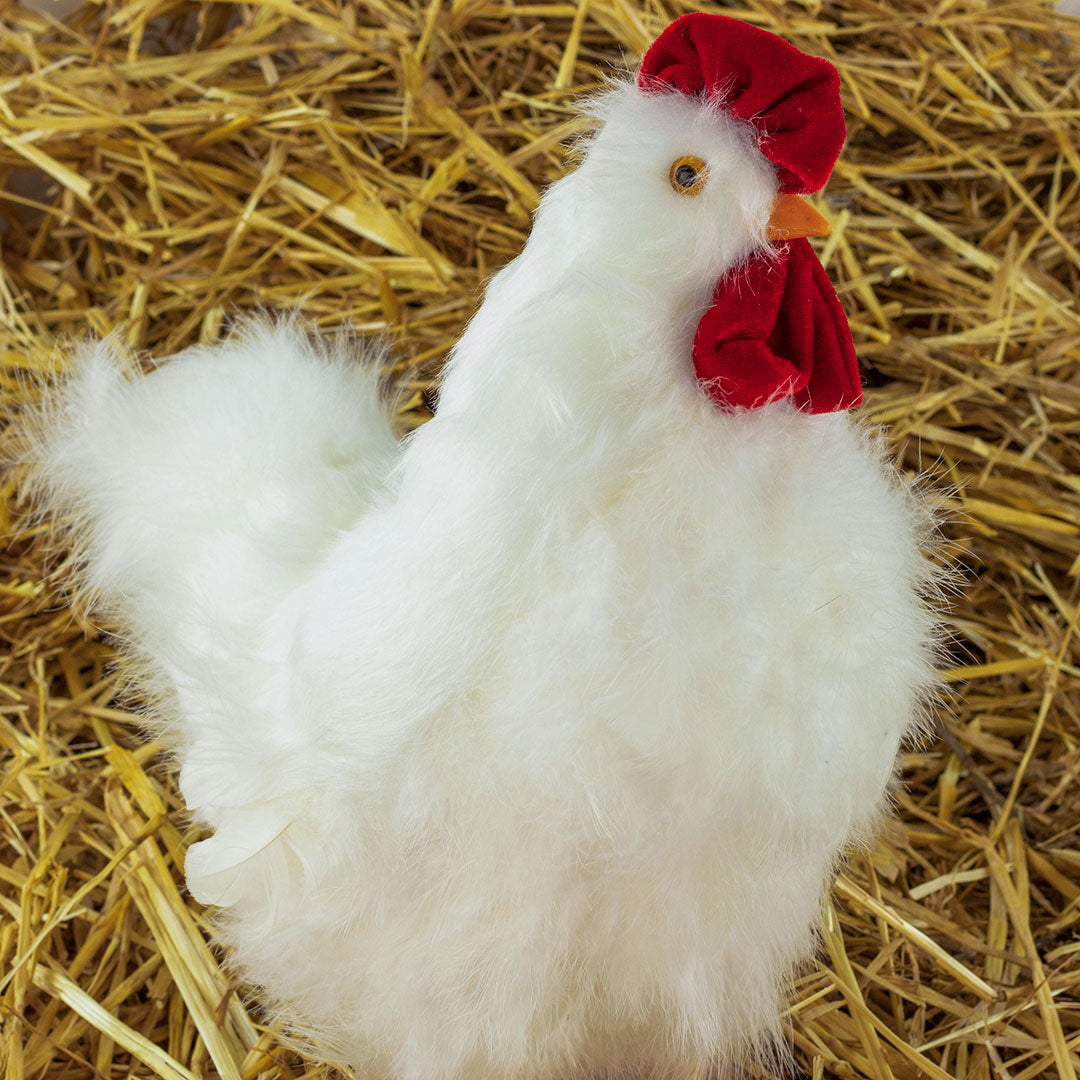 White Hen Farmhouse Decor