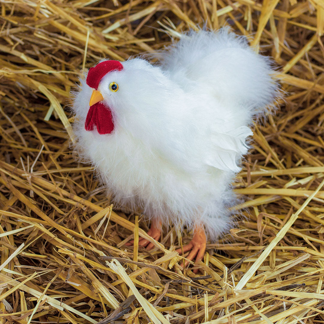 White Hen Farmhouse Decor
