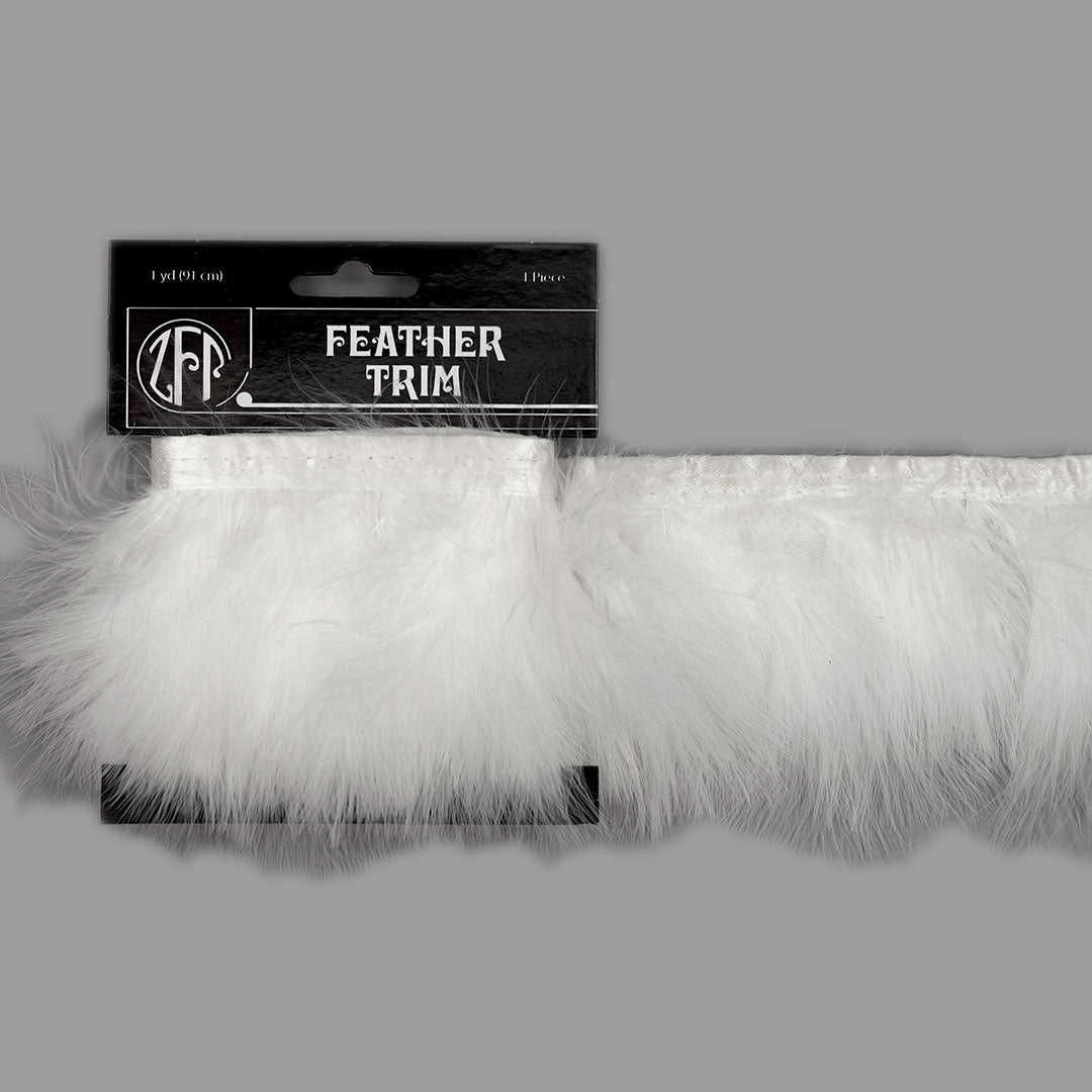 Marabou Feather Fringe 2-3" - 1 yard Regal Purple Bias Craft Tape