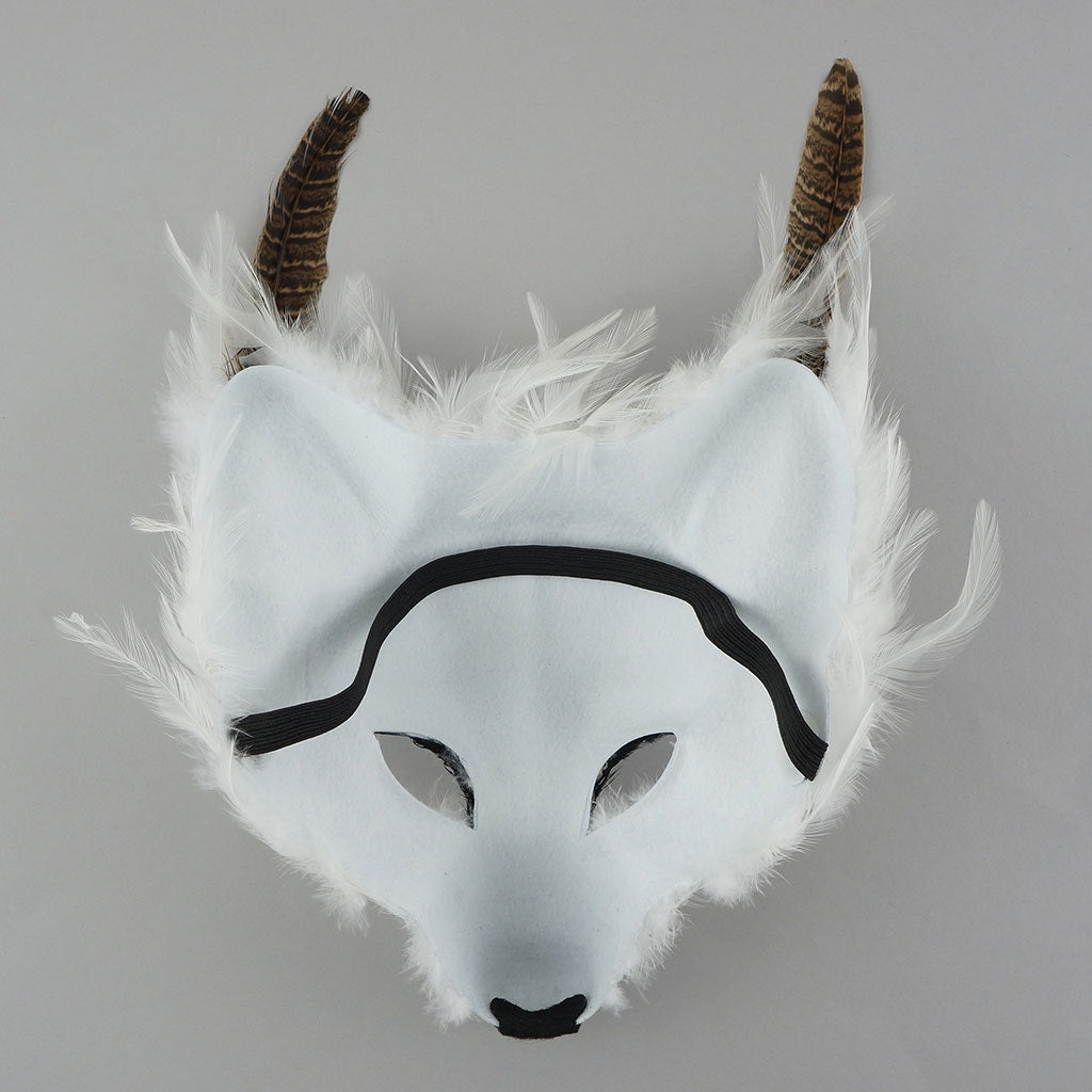 Wolf Mask Natural White