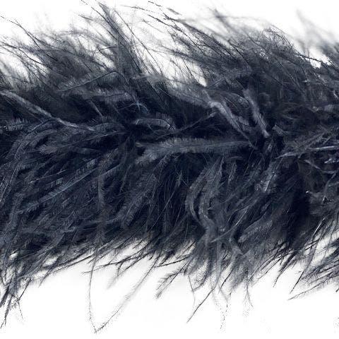 Ostrich Boa - Value Four Ply - Black