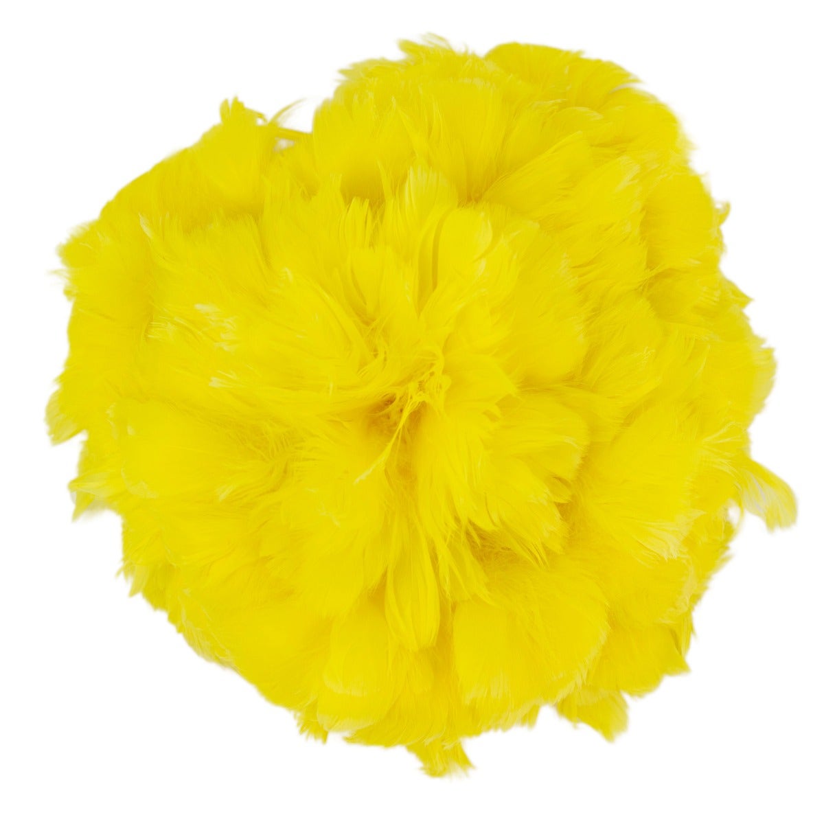 Strung Goose Coquille Feathers 3-4" -- 1/4 lb-Pineapple