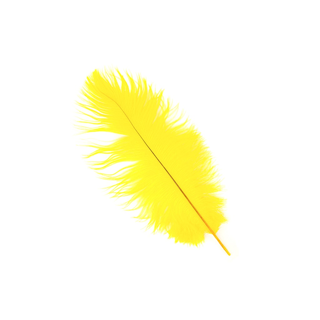 Ostrich Feathers 13-16" Drabs - Yellow