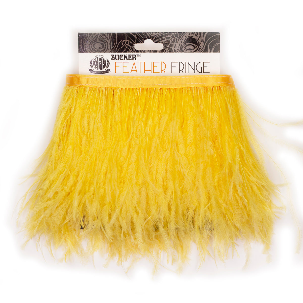 One-Ply Ostrich Feather Fringe - 5 Yards - Pineapple