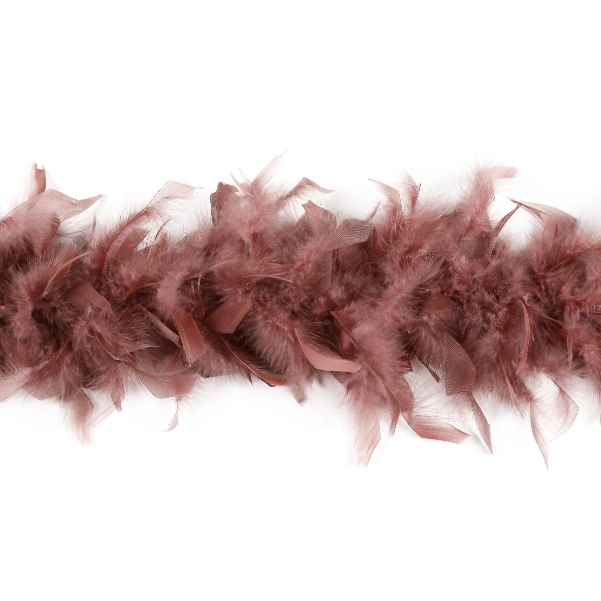 Chandelle Feather Boa - Lightweight - Dusty Rose