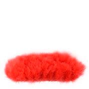 STRUNG TURKEY MARABOU BLOOD QUILL FEATHERS 4-5" - Orange