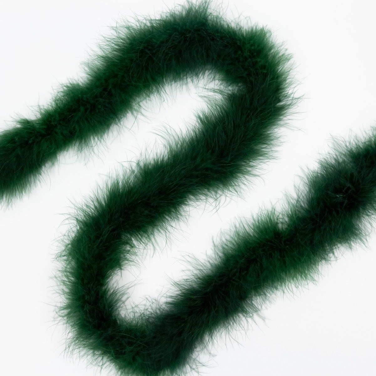 Marabou Feather Boa - Mediumweight - Forest Green