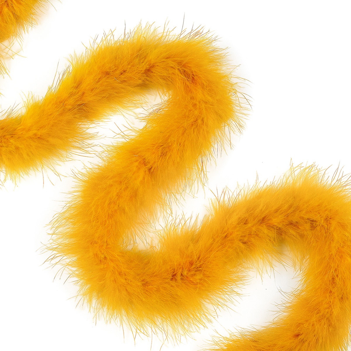 Marabou Feather Boa - Mediumweight - Marigold