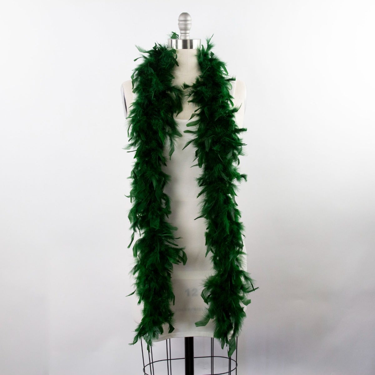 Chandelle Feather Boa - Lightweight - Forest Green