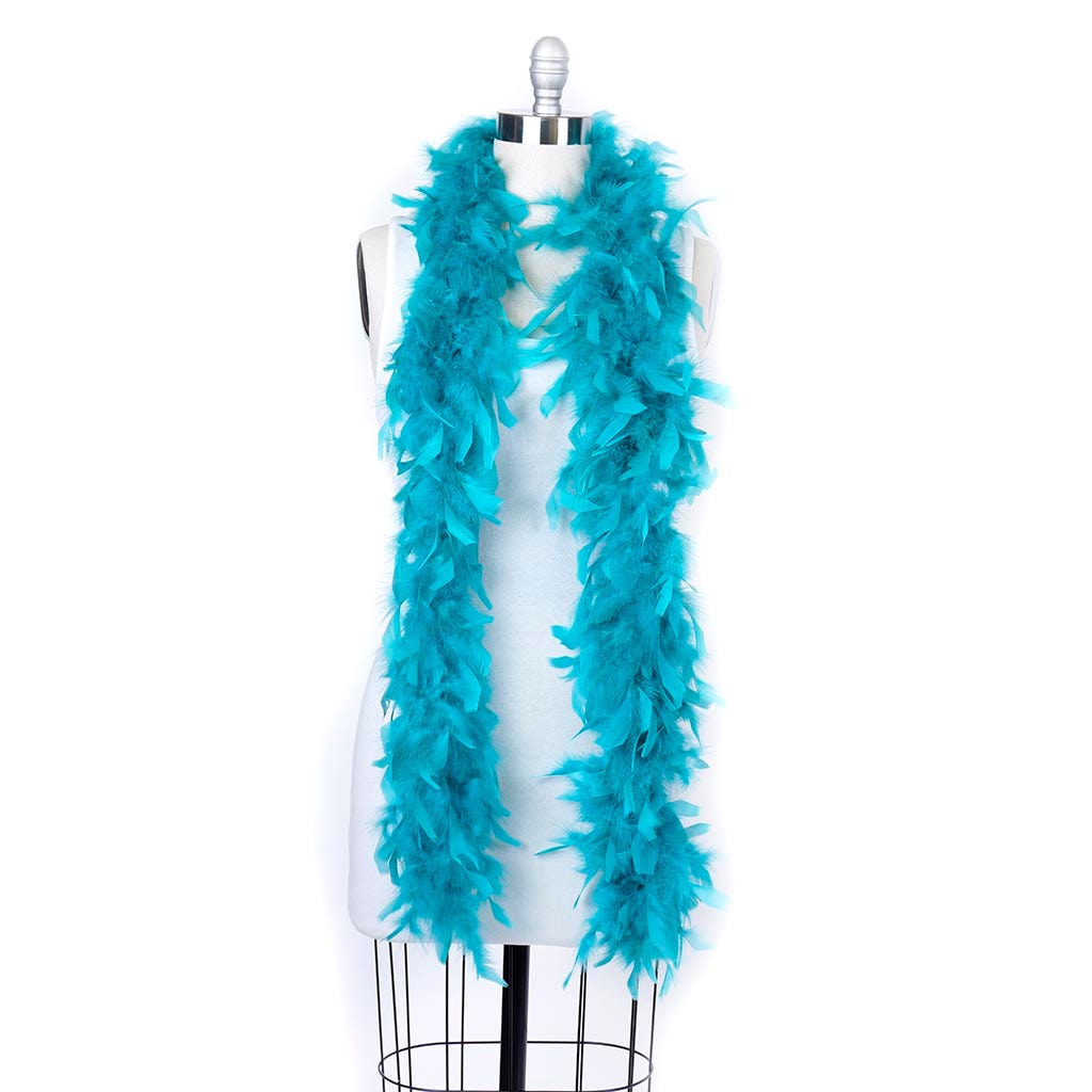 Chandelle Feather Boa - Lightweight - Dark Aqua