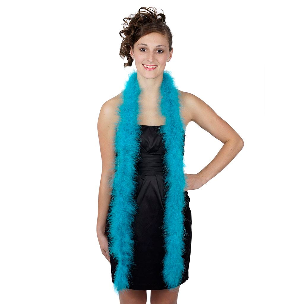 Marabou Feather Boa - Mediumweight - Dark Aqua