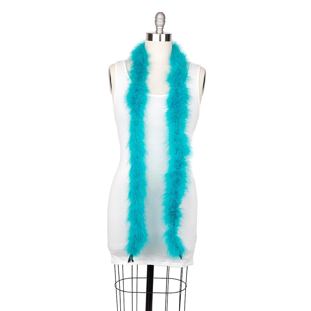 Marabou Feather Boa - Mediumweight - Dark Aqua