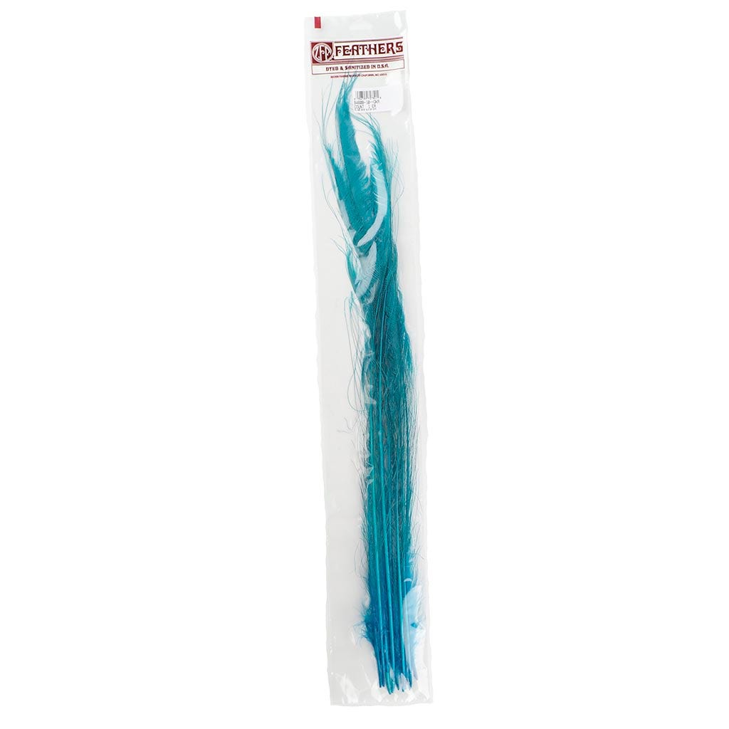 Peacock Swords Bleached/Dyed - Dark Aqua