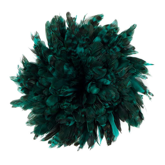 Rooster Coque Tails-Chinchilla 1YD Dark Aqua