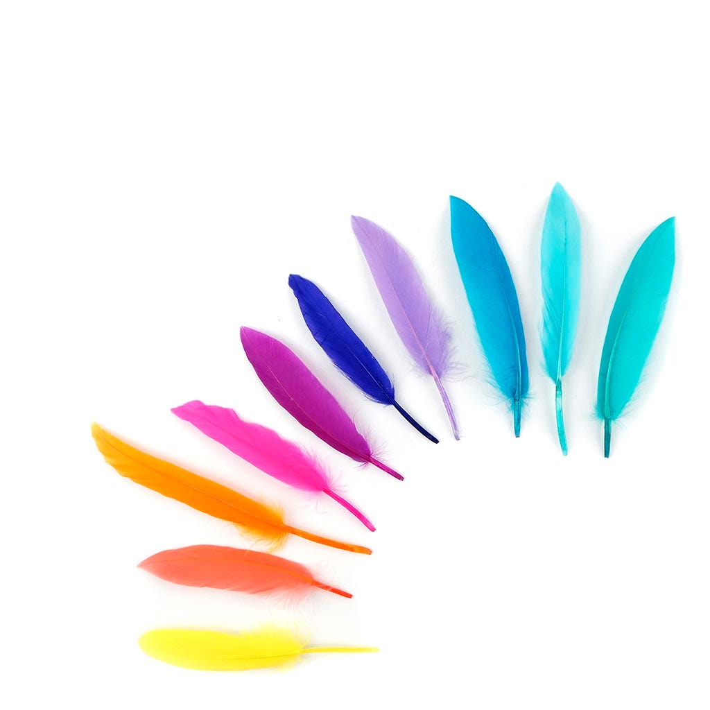 Loose Duck Cosse Mix Dyed CONFETTI