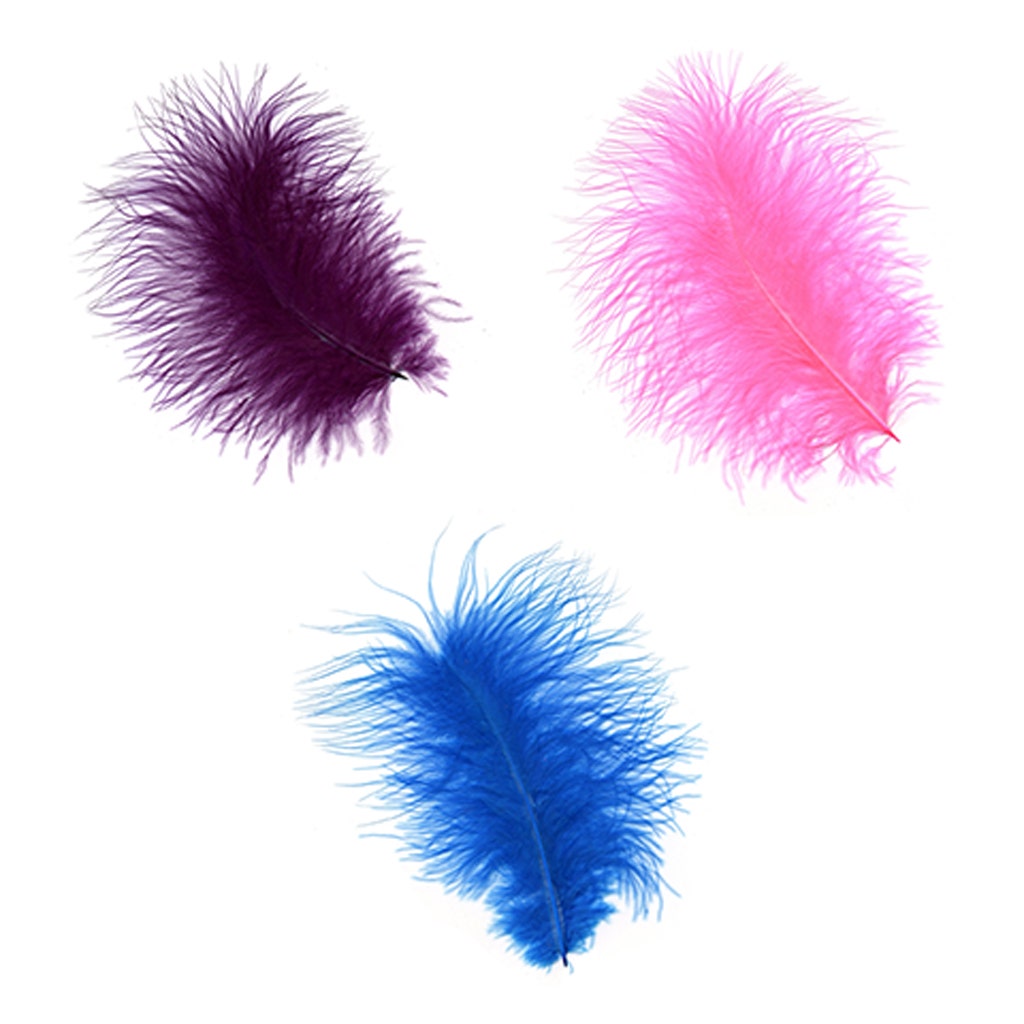 Loose Turkey Marabou Mix Dyed - Mask