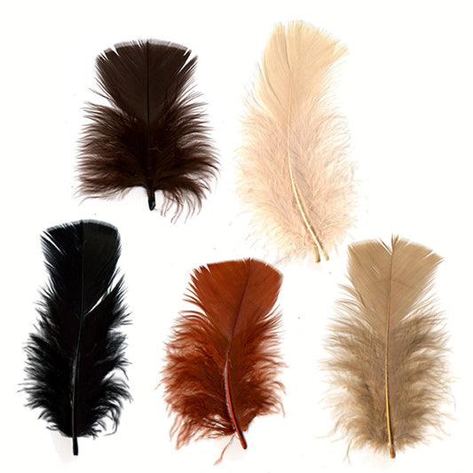 Turkey Plumage Mix Dyed - Earth Mix