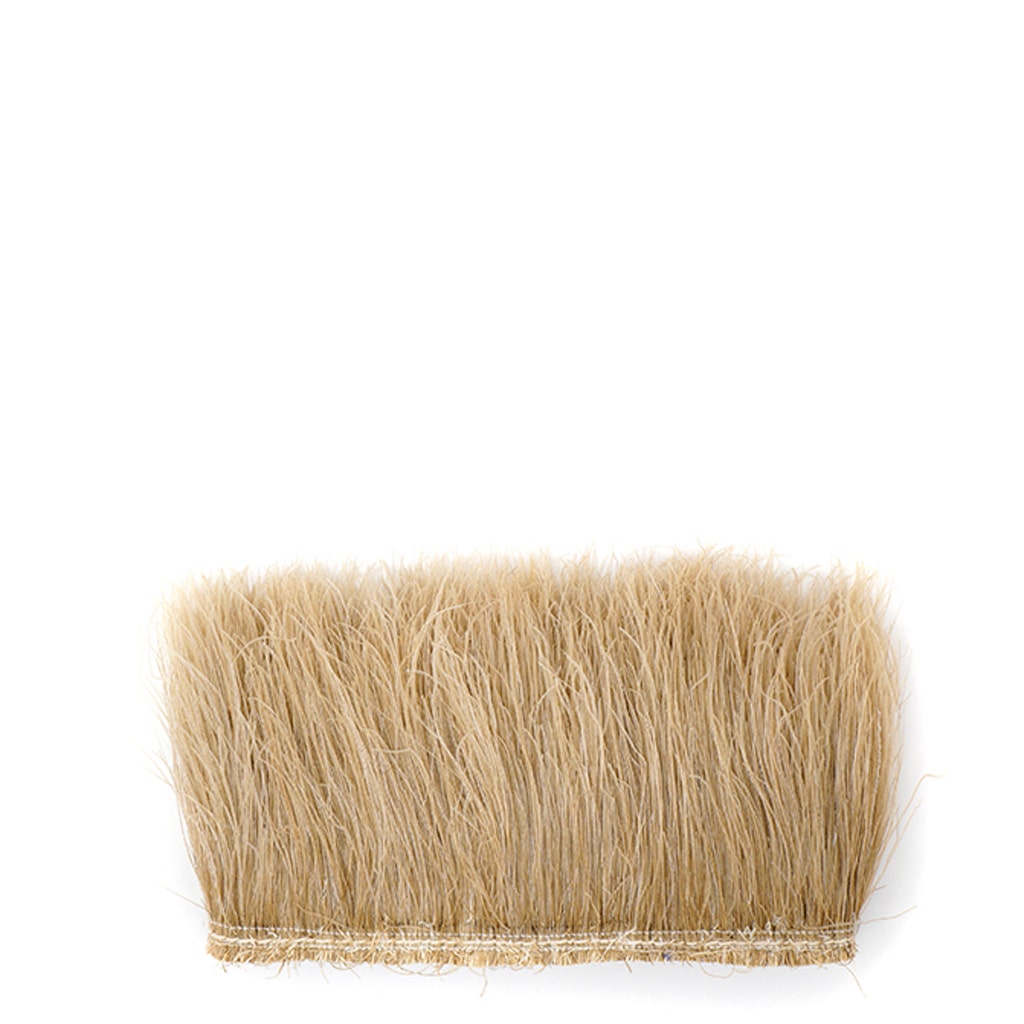 Peacock Flu (Herl) Bleached - Dyed Feathers [{WEDDING CENTERPIECES}] - Beige