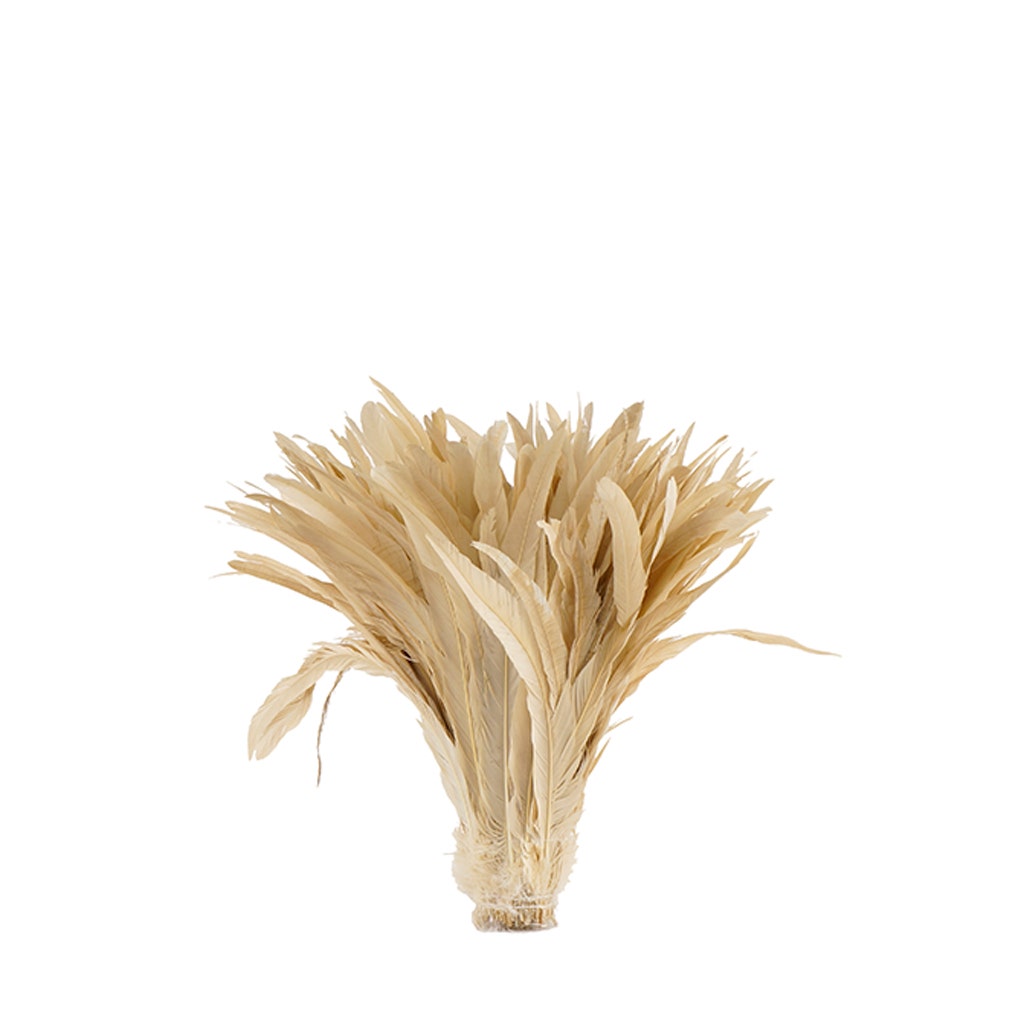 Rooster Coque Tails-Bleach-Dyed - Beige