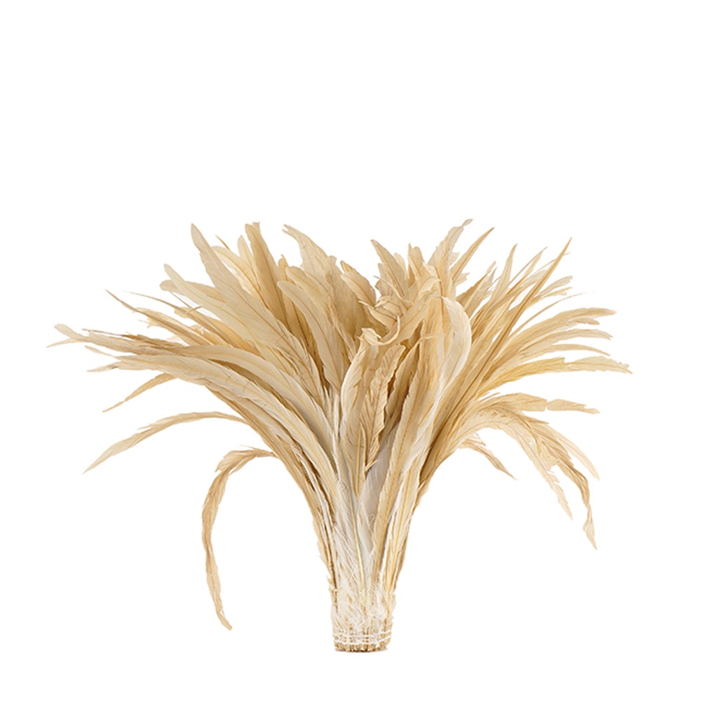 Rooster Coque Tails-Bleach-Dyed - Beige