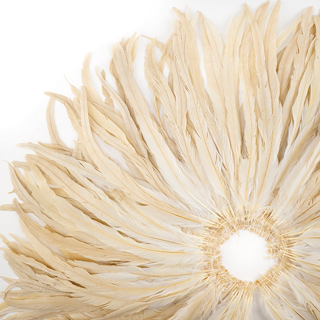 Rooster Coque Tails-Bleach-Dyed - Beige