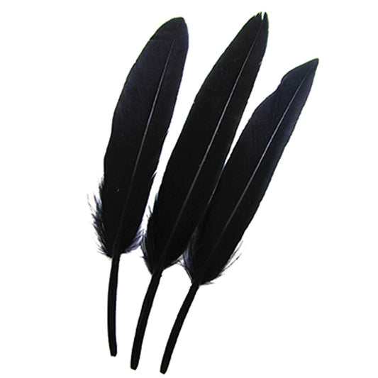 Loose Duck Cosse Dyed 3-4" - Black