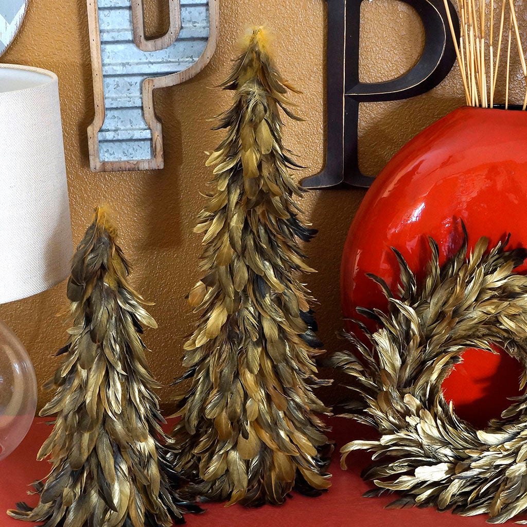 Gold Feather Tree