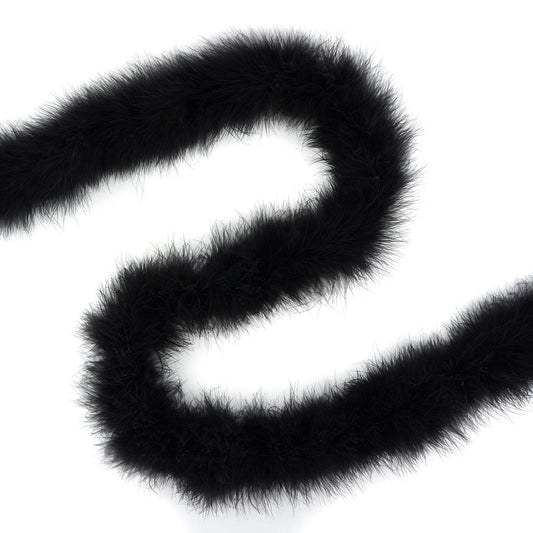 Extra Thick Marabou Feather Boa - Black