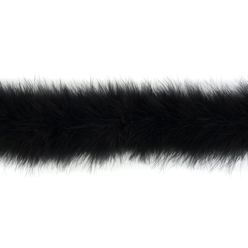 Extra Thick Marabou Feather Boa - Black