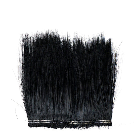 Peacock Flue (Herl) Burnt-Dyed Feathers [{WEDDING CENTERPIECES}] - 12- 14" - Black